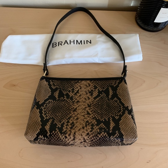 Brahmin Lorelei Coffee Felix Shoulder Bag - Picture 3 of 5